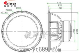 15寸音箱超重低音喇叭成品圖