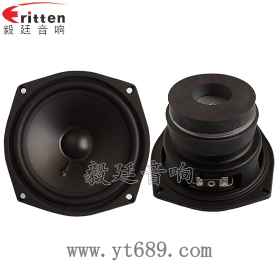 5寸30w中低音音箱喇叭正反面