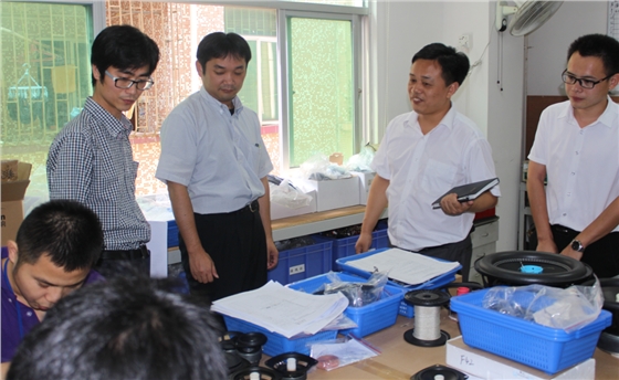 松下電器參觀(guān)毅廷喇叭廠(chǎng)工程部