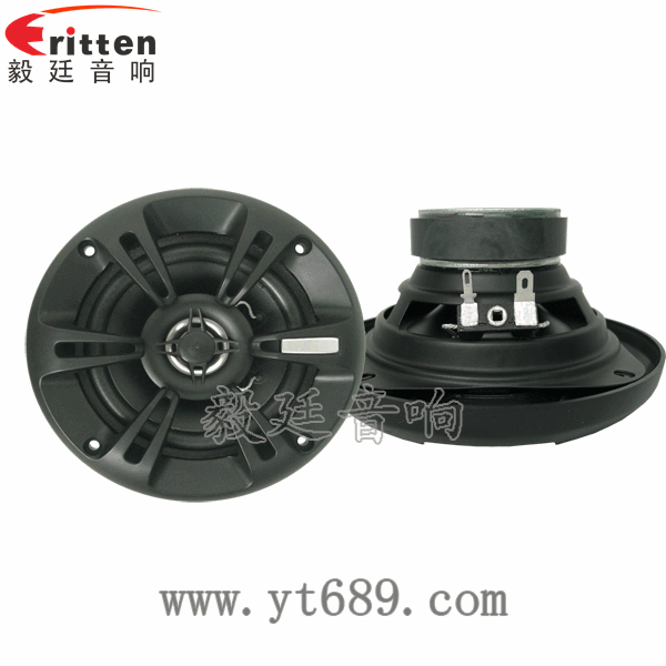 4寸同軸汽車音響喇叭正反面
