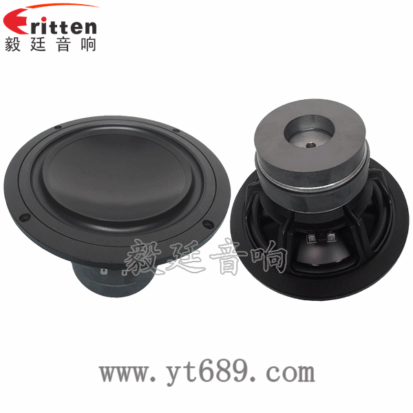 3寸20W全頻HiFi音箱喇叭正反面