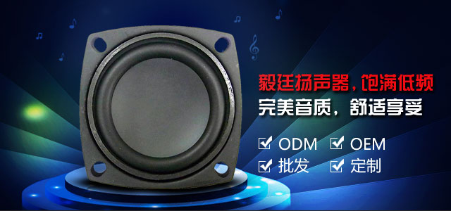 毅廷揚聲器，飽滿低頻